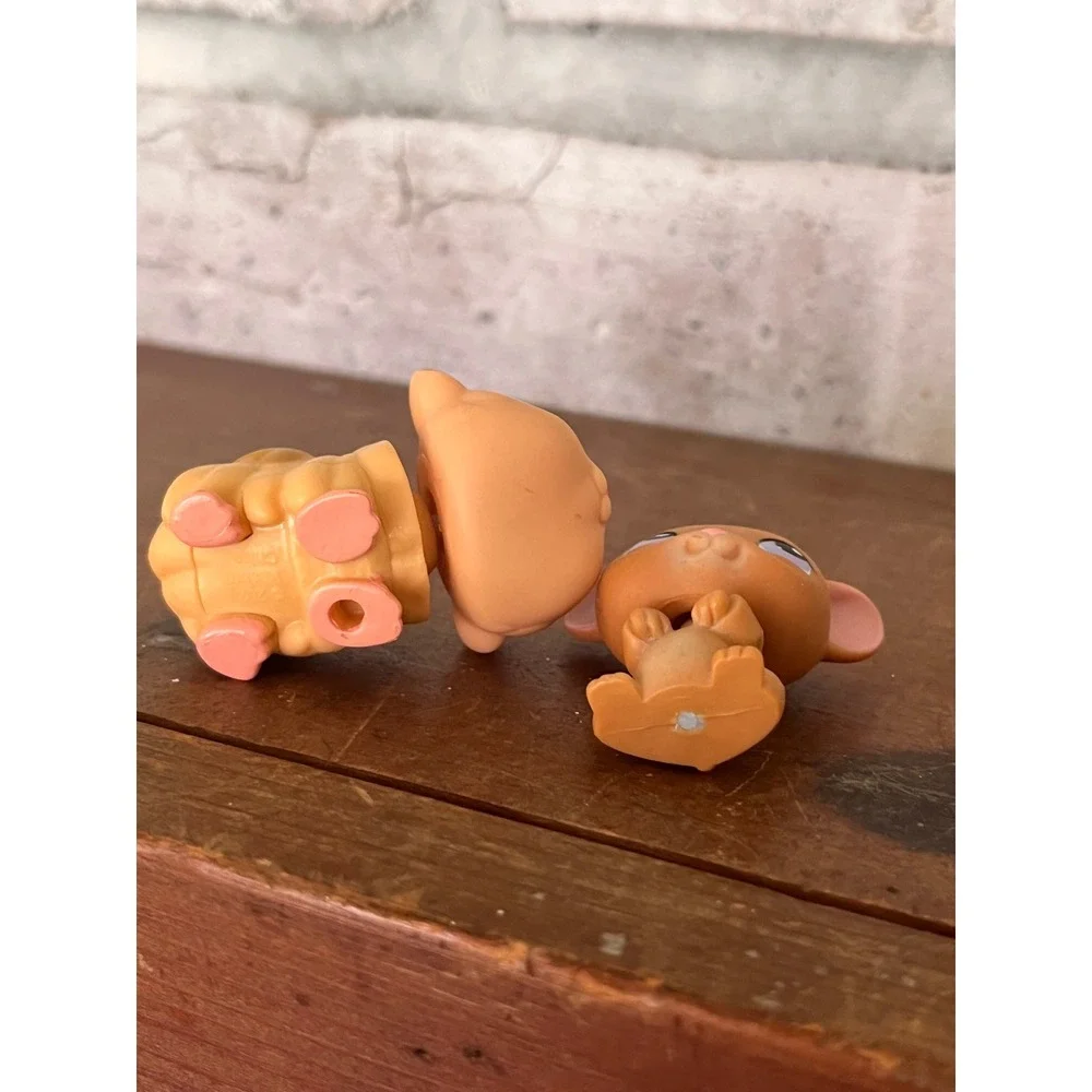 LPS Littlest Pet Shop‎ Pair of Rodents Mouse #324 Lightning Bolt Orange Hamster